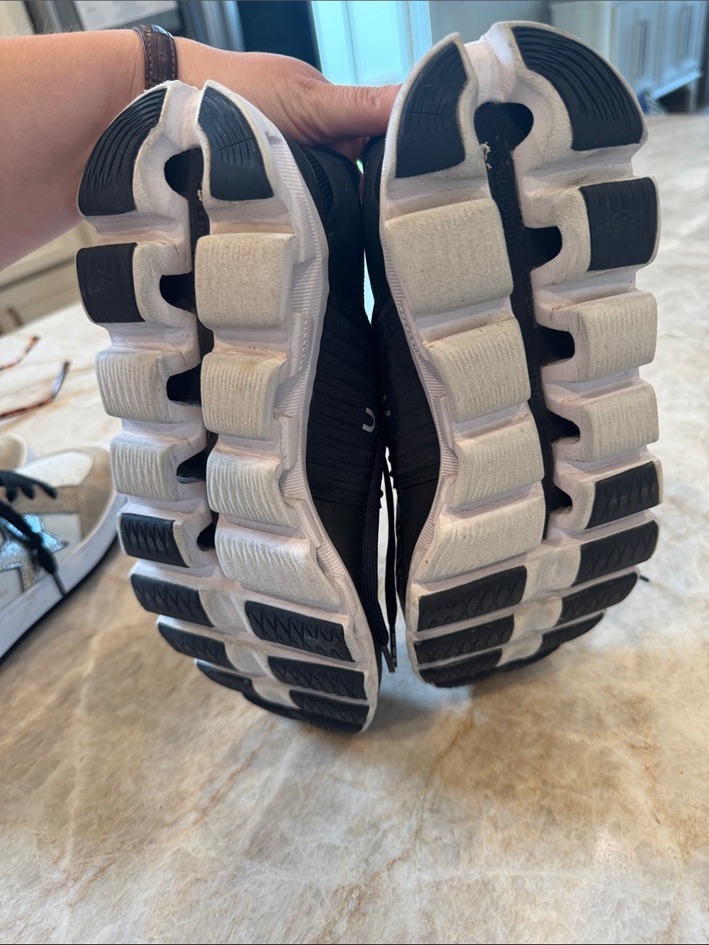 On Running Women's Black Athletic Running Shoes - Picture 4 of 4